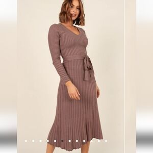 Petal & Pup NWT sweater dress - mocha